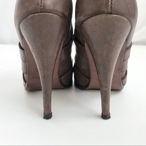 Joie Taupe Santo wrap Leather Boots size 5(35) - Picture 12 of 14